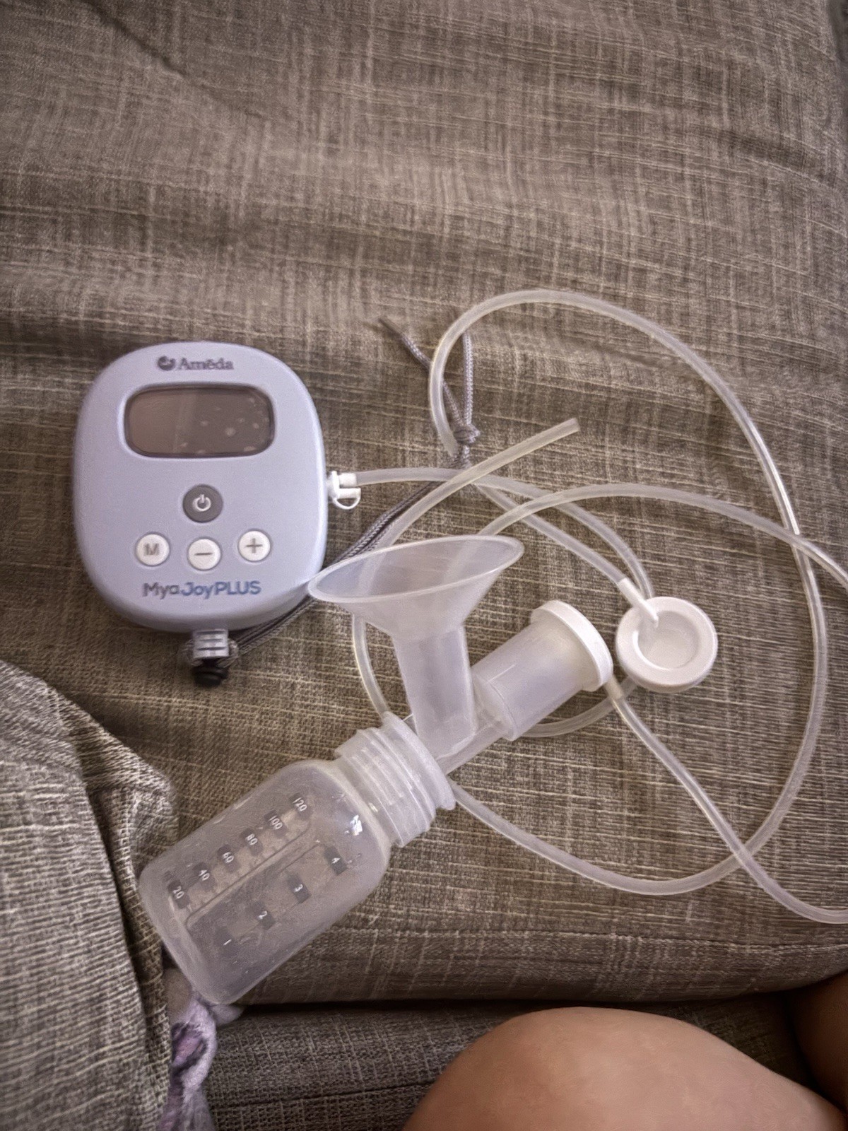 Ameda Mya Joy PLUS Double Electric Breast Pump Set with Bott