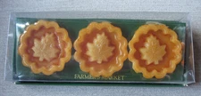 Yankee Candle three wax tarts Farmers Market Maple Sugar Potpourri Melts