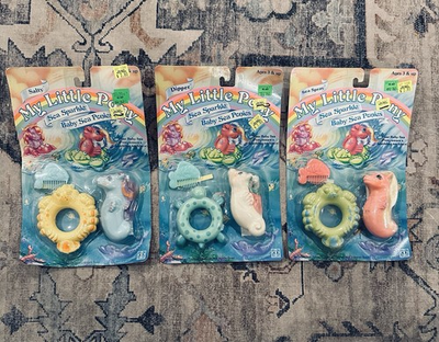 #ad #ad My Little Pony Salty Dipper Sea Spray All 3 New In Package Sea Sparkle 1986 $600.00