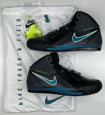 Nike Mens Zoom Javelin Elite 3 Black Electric Algae FZ9626-001 Size 9 Tool & Bag