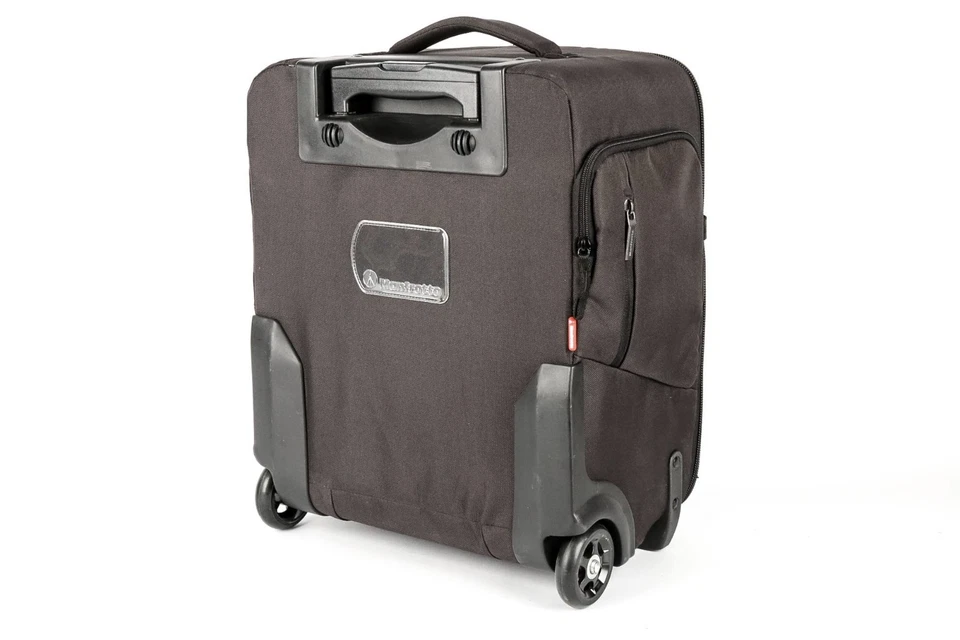 MANFROTTO PRO ROLLER BAG 50 with RAIN COVER, PRO ROLLER DIVIDERS BLACK RED GREY - Image 2 of 4