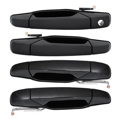 Deal Auto Electric Parts 4Pcs Leftright Frontrear Side Black Exterior Door