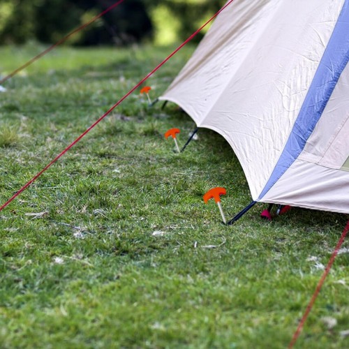 8 Stück Zeltpfähle Schwerlast Campingpfähle, 8 Zoll rostfreie Metallzeltheringe, Meta... - Bild 4 von 7