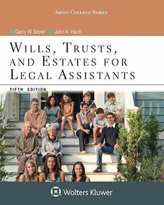 Wills, Trusts, and Estates for Legal - Paperback, by Beyer Gerry W.; - Very Good