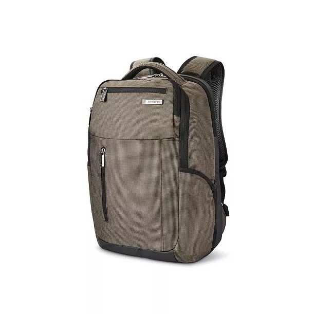 Samsonite Tectonic Cross Fire Backpack Olive Green Brand New with Tags