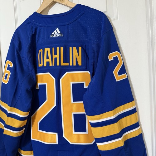 adidas Mens 50 (Med) RASMUS DAHLIN BUFFALO SABRES Authentic Hockey Jersey H56839 - Picture 12 of 17