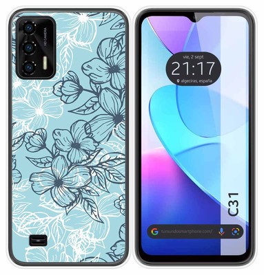 ZXLZKQ Custodia per oukitel wp23 pro (6.52 ) + 2 X Pellicola in Vetro