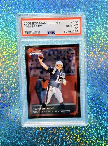 2006 Early Years  Bowman Chrome Tom Brady PSA 10 Blazer!