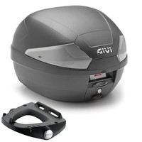 Givi B29NT Kit Topcase 29LT + Halteplatte Honda Sh 150 2005-2008 Schwarz