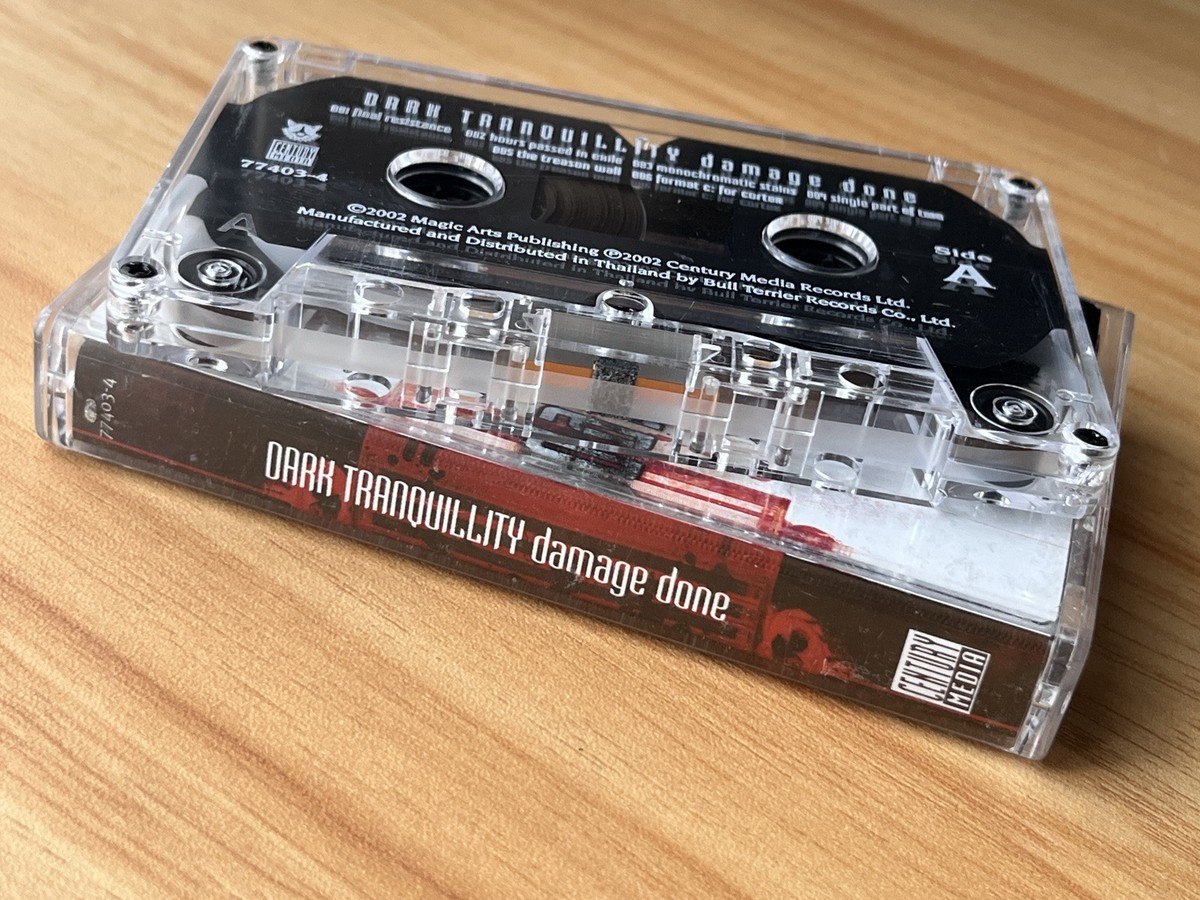 Dark Tranquillity Damage Done Cassette Tape (Century 2002) Melodic