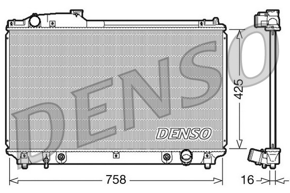 DENSO RADIATOR DRM51003 FOR LEXUS 4.3 LS (00-06) - Image 16