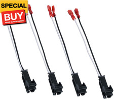 2 Pairs 4 Pack Speaker Harness Adapters For Select GM Vehicles Total Adapters