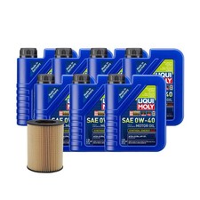 7L Liqui Moly Synthoil Energy A40 0W-40 Wix Engine Oil Change Kit for XC60 XC70