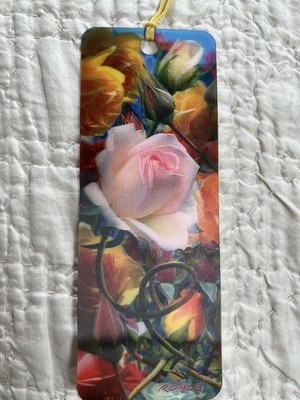 Cheatwell Rose Holographic Bookmark