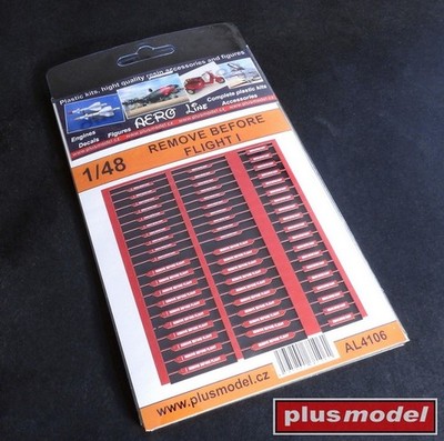 Plus Model AL4106 - 1/48 Remove Before flight I   - Neu