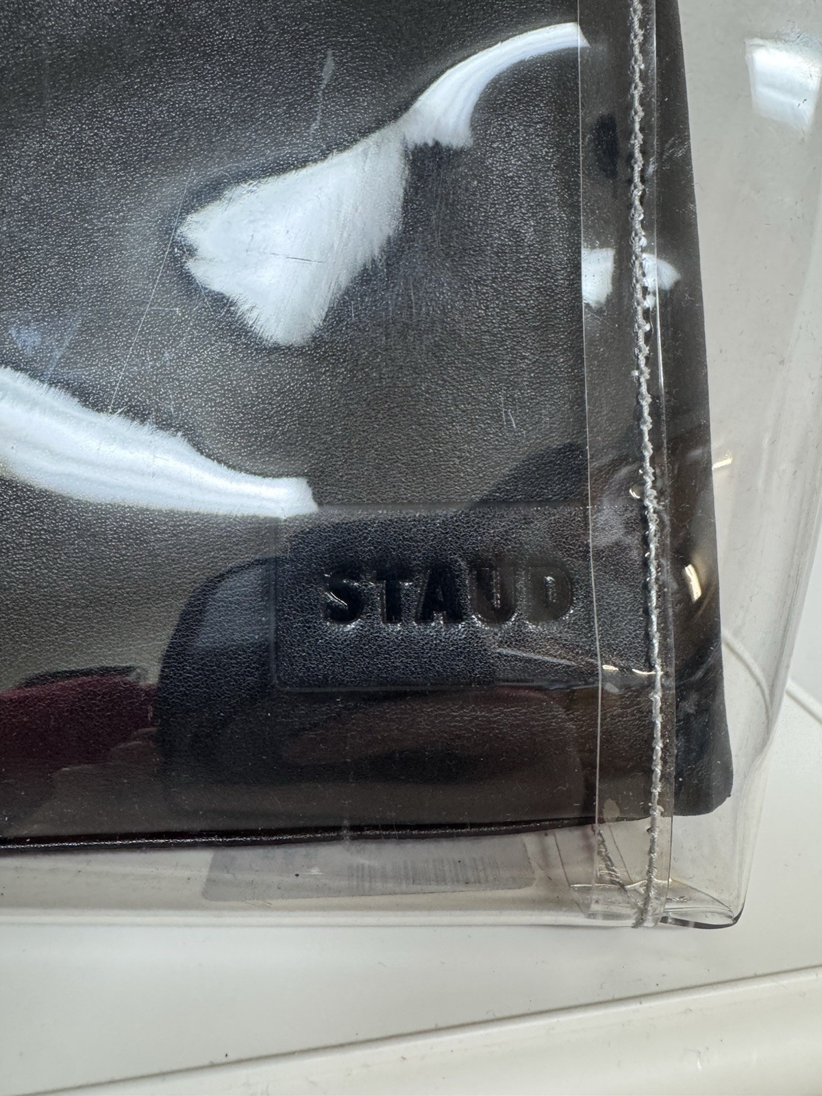 STAUD Clear Tote with Black Pouch — image 8