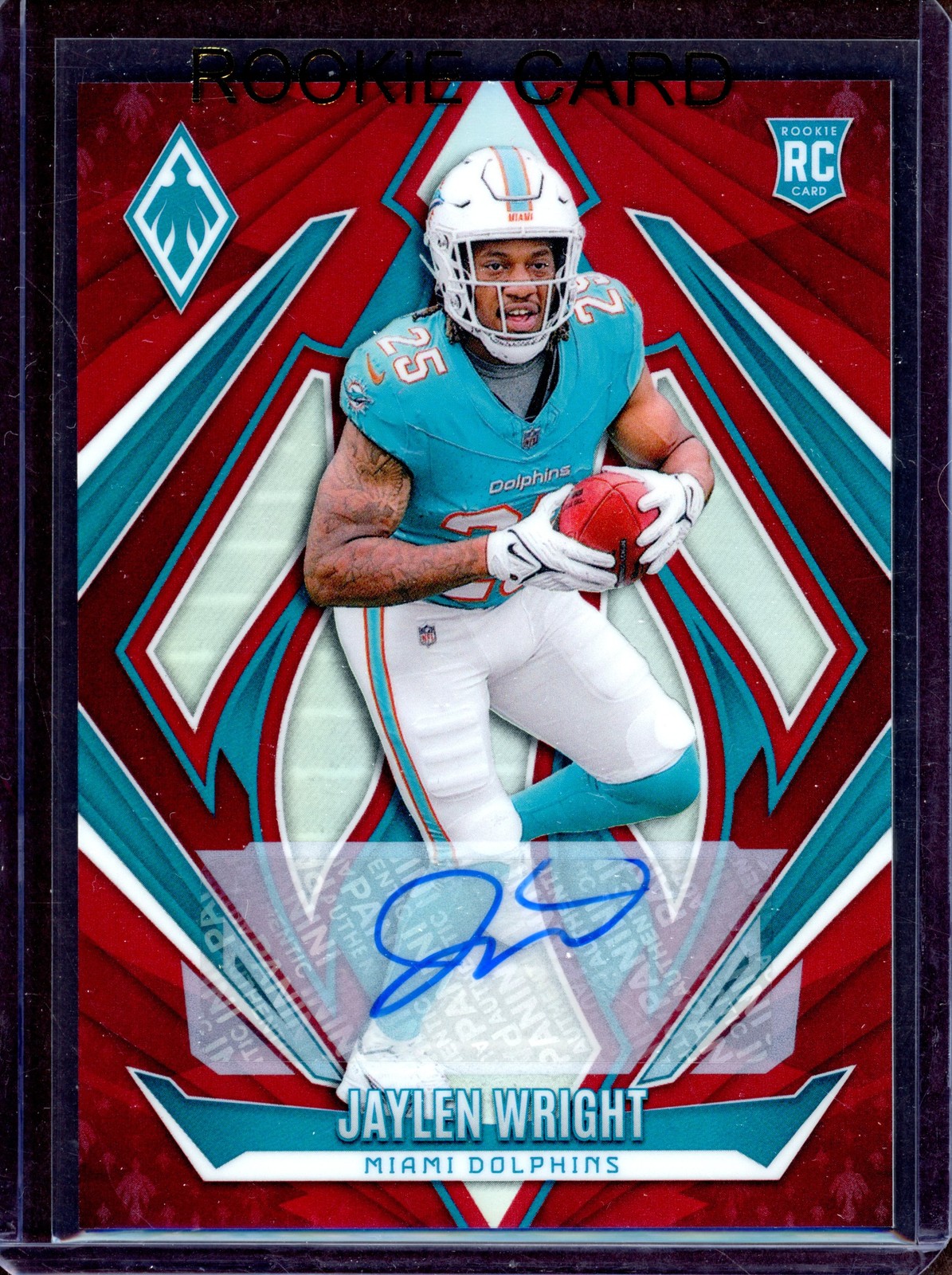 JAYLEN WRIGHT ~ 2024 Panini Phoenix Rookie Autographs Red AUTO #199 (#14/99)