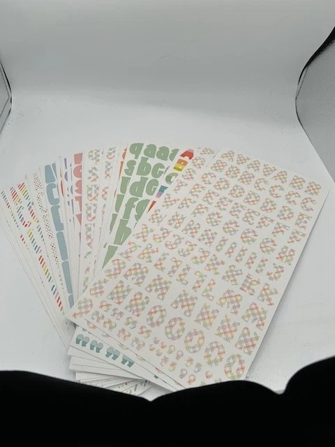 Alphabet Letters & Numbers Stickers 96 Pages Huge Lot for Scrapbooking/Cards!! - Image 2 of 4