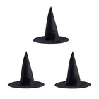 3 Pcs Halloween Steeple Witch Hat Classic Props Accessories