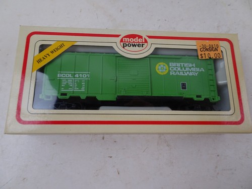 Modelo Power HO British Columbia Railway 40' vagón de carga #4101 nudillo | Condition: Used