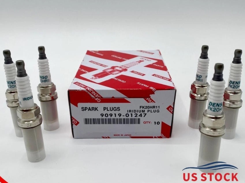 6Pcs Denso Iridium Spark Plug OEM 90919-01247 FK20HR11 for Sienna Lexus US Stock