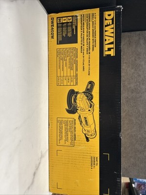 Dewalt DWE402W 4-1/2'' Corded Small Angle Grinder with Wheel