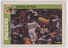 1988 Fleer Live Action Football Gaining Altitude Team Green Bay Packers #47 00ah