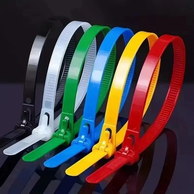 100 500pcs Reusable Cable Ties Nylon Lock Loop Mixed Colors