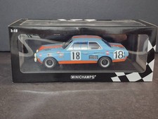 RARE 1/18 Minichamps #18 Opel Commodore A 24h Spa 1971 Gulf Racing Diecast