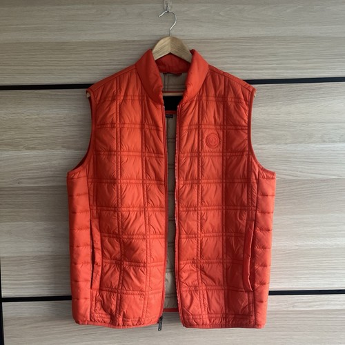 Men’s MICHAEL KORS Bodywarmer Gilet Waistcoat Underjacket M Orange