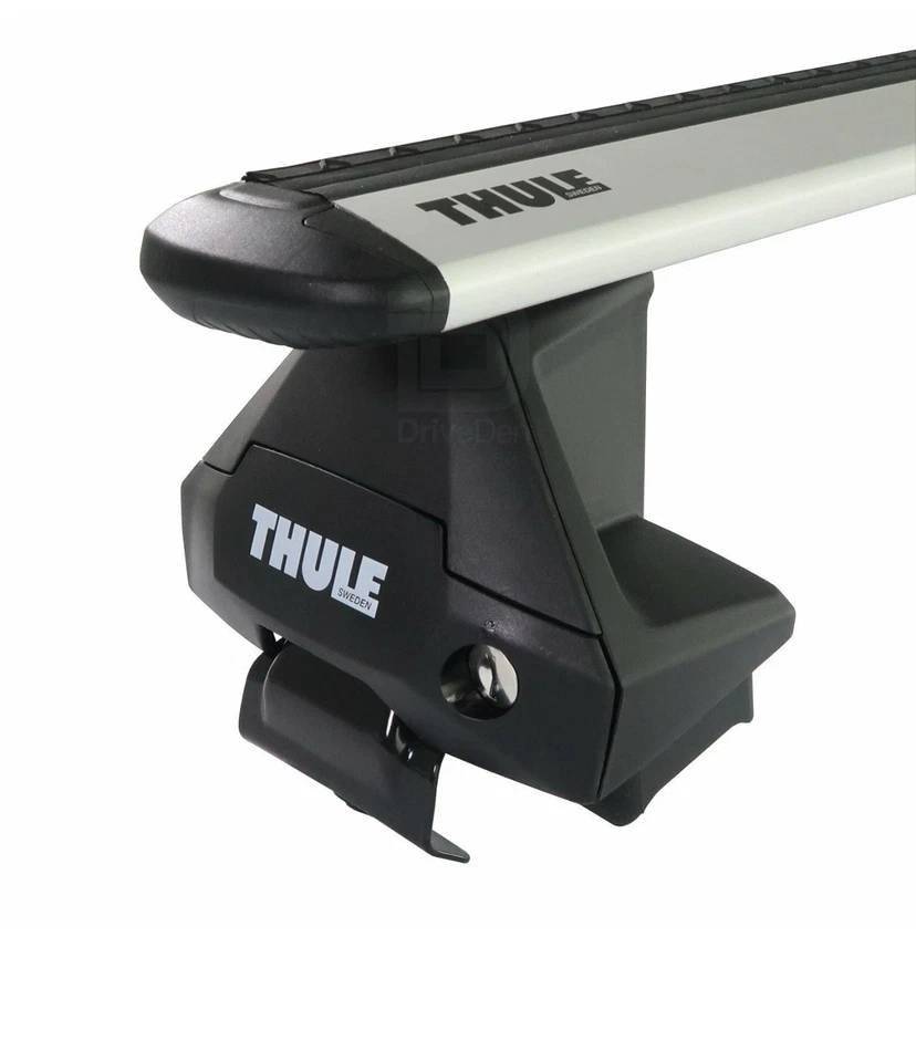 Juego de barras de techo Thule Alu WingBar Evo plateadas para Ford Fiesta Mk Foto 2 de 4