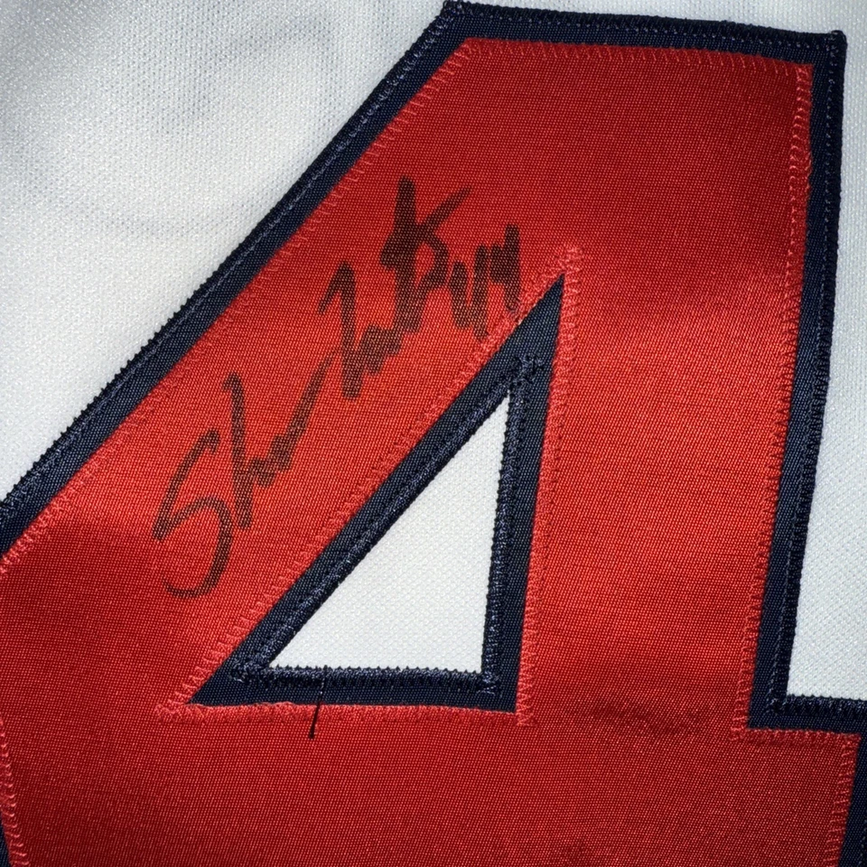 Anaheim Angels Game Used signed Wooten number 44 jersey authenticated - Image 2 of 4