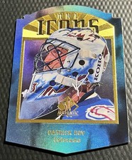 1998 Patrick Roy Avalanche 44/100 UD SP Authentic NHL Icons Insert Card #I-24