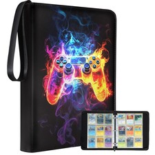 for 9 Pocket Card Binder Large Capacity for 900 Cards - Trading Card Collecti...