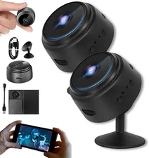 2/3Pcs Guardhouse Security Camera 1080P HD Magnetic Mini Wireless WiFi Cameras