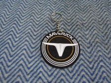 1970 Through 1977 Ford Maverick Gas Fuel Cap Emblem Patch Keychain Keyring