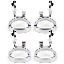 For 2007-12 Dodge Nitro Interior Right Left 4pcs Set Door Handles Satin Chrome For 2007-12 Dodge Nitro Interior Right Left 4pcs Set Door Handles Satin Chrome