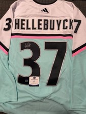 Connor hellebuyck Autographed 2023 Western Conference All Star Adidas Jersey