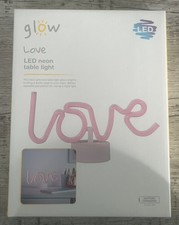 Image of Glow - 'Love' Pink LED Neon Table Light | BNIB