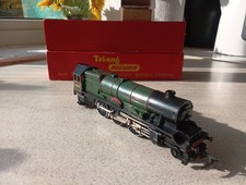 Tri-ang R53,4-6-2 Princess Loco, Green Livery Boxed Good Condition/runner
