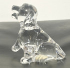 Vintage Glass Cocker Spaniel Dog Figurine 3" Princess House Pets Lead Crystal — photo 4