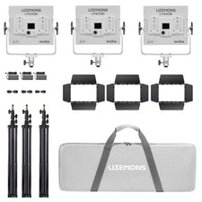 Godox Litemons LP400Bi 36W Bi-Color LED 3-Light Panel Kit