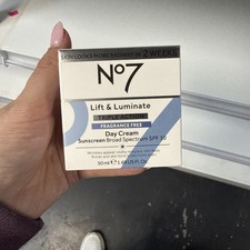 No7 Lift Luminate Triple Action Fragrance Free Day SPF 30 Cream 1.69oz 12/26