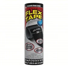 Flex Tape 12In x 10Ft Black - Flex Seal Water-Proof Seal Tape