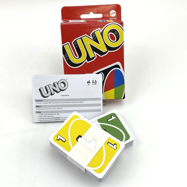 Uno Kartenspiel | Mattel Klassiker | Familienspiel Partyspiel | 2–10 Spieler 7+-image
