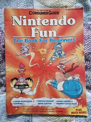 Nintendo Fun Book for Beginners Guide NES Mario TMNT Batman DuckTales 1990s