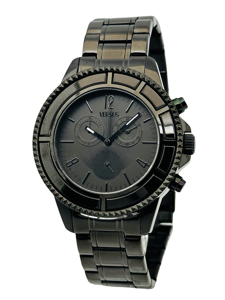 Versus by Versace SGN040013 Tokyo Black Dial Black Ion-plated