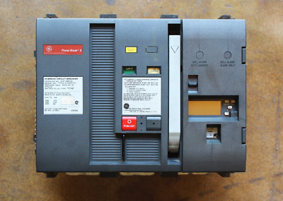 GE POWER BREAK II HI BRK 1600 AMP CIRCUIT BREAKER SHF16B216 - 600V AC 3 ...