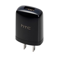 HTC TC U250 5V 1A Adattatore AC, Nero