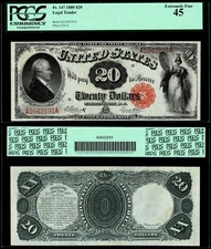 FR.#147 US 1880 $20 Legal Tender Note PCGS EXTREMELY FINE 45